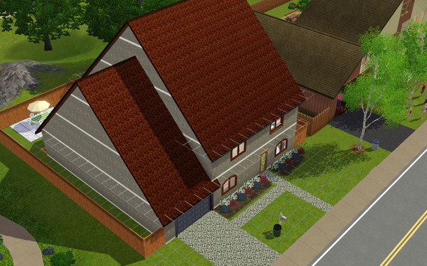 Sims 3 — Retro House by sophie_xxxx — Retro house. This house was really fun to make its very 50/60's lary colours i