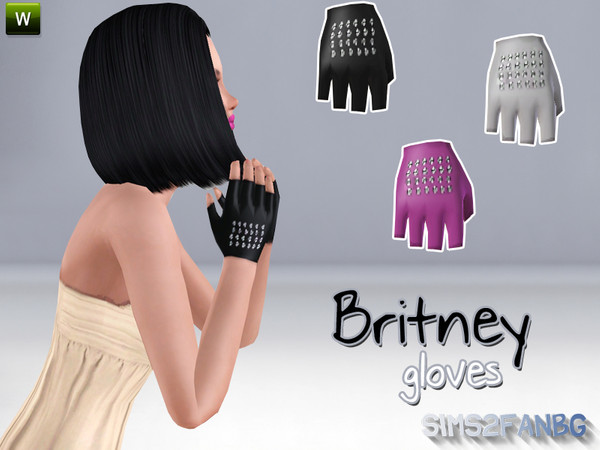 Sims 3 — Britney gloves by sims2fanbg — .:Britney gloves:. Gloves in 3 recolors,Recolorable,Launcher and CAS Thumbnail. I