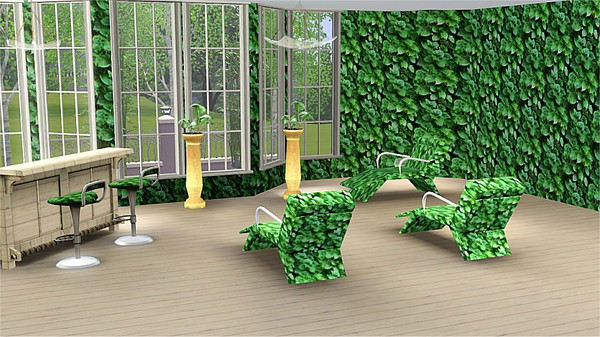 Sims 3 — marcorse_green leaves pattern by marcorse — Some useful purpose is bound to be found for this realistic,