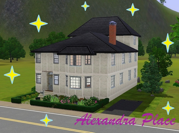 Sims 3 — Alexandra Place by EleoneChan2 — Inspired by a house I stayed in while in London, this home will surely give you