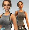 Sims 2 — Tomb Raider\'s Lara Croft by clairepitts1994 — The lovely Lara Croft sim from the Tomb Raider stories I\'m