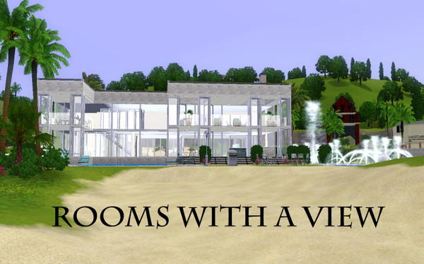 Sims 3 — Rooms with a View by orlov — Elegant but family friendly this modern home offers a stunning view from every