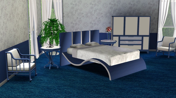 Sims 3 — marcorse_white on white pattern by marcorse — A delicate and pretty floral pattern, in a white on white format.