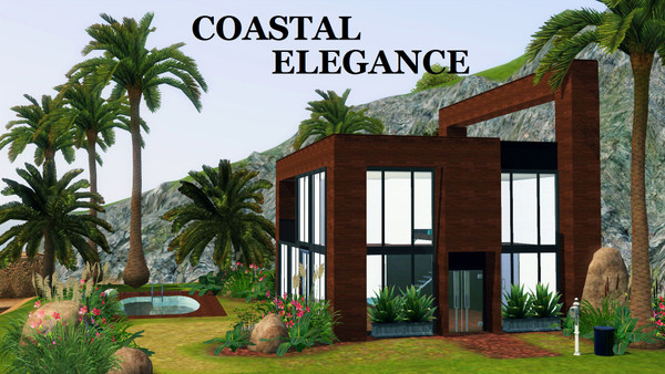 Sims 3 — Coastal elegance by jaedub2 — Coastal elegance.This is a modern style 2 story house,right next to a private