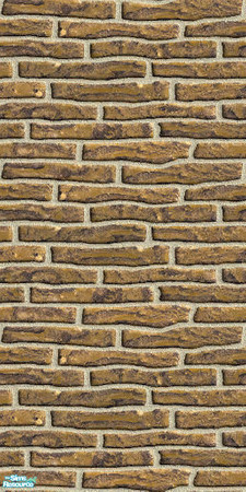 Sims 2 — Brick Medley 3 Large by hatshepsut — Part of the Brick Medley Wall Set