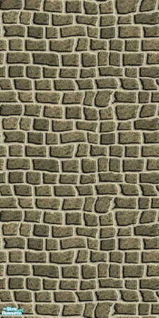 Sims 2 — Brick Medley 4 Large by hatshepsut — Part of the Brick Medley Wall Set