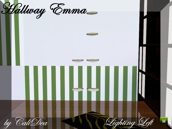 Sims 3 — Hallway Emma Lighting Left by CaliDea — Hallway Emma Lighting Left by CaliDea TSR