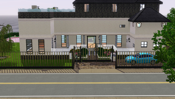 Sims 3 — Ocean View Terrace by Phathum6900 — This house is for a family of 4 or a newly wed couple starting a family. It
