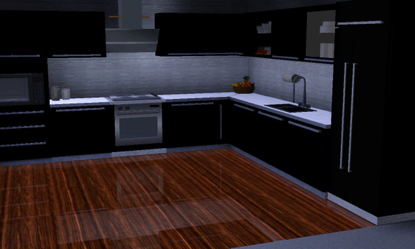 Sims 3 — The Roswell by runtee5 — A unique modern home with an amazing master bathroom and roofdeck with pool/aquarium