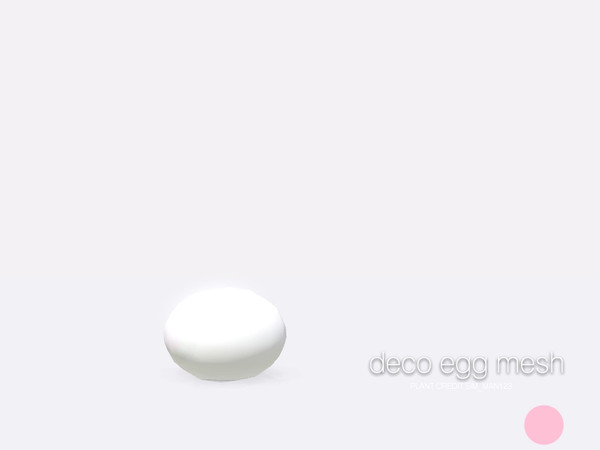 Sims 3 — Deco Egg Mesh by DOT — Deco Egg Mesh by DOT of The Sims Resource