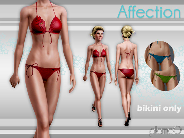 Sims 3 — Affection -Bottom. by plamc0 — A swimsuit to make your sims more confident and sexy in the hot sunny days. The