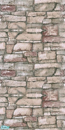 Sims 2 — MRC Wall 416 by MidnightRose — Stone wall to match MRC Wall 415. Created by Midnight Rose. Please do ot clone or