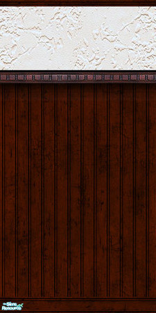 Sims 2 — Beadboard & White Stucco by Halfcreek — created by Halfcreek. Can be found under paneling