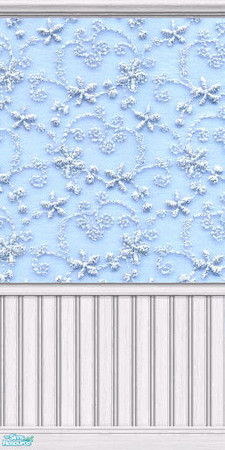Sims 2 — Blue Chiffon by Lil-Kiki — This delicate pastel wallpaper is perfect for a bedroom, It brings a calm atmosphere