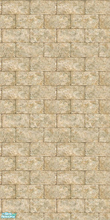Sims 2 — Neutral Brick by Halfcreek — created by Halfcreek