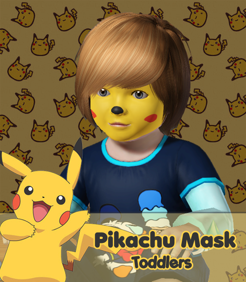 Jennice25s Pikachu Mask Toddlers