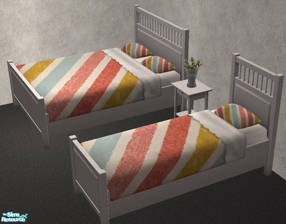 Sims 2 — 10 Colorful Bedding Set - 8 by TheNinthWave — Colorful Bedding #8.