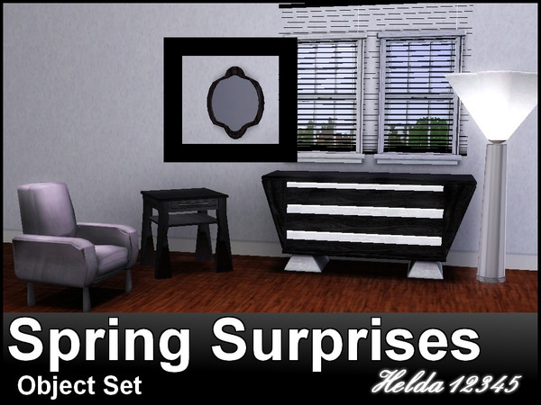 Sims 3 — Spring Surprises Mirror- By Helda12345 by helda12345 — Please do not reupload. Feel free to recolour but please