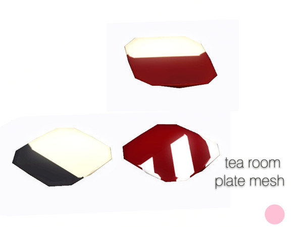 Sims 3 — Tea Plate Mesh by DOT — Tea Plate Mesh by DOT of The Sims Resource