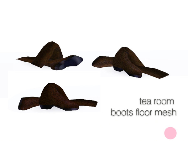 Sims 3 — Boots Floor Mesh by DOT — Boots Floor Mesh by DOT of The Sims Resource