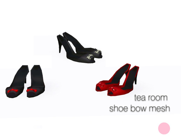 Sims 3 — Shoe Bow Mesh by DOT — Shoe Bow Mesh by DOT of The Sims Resource