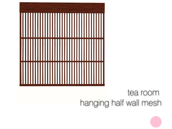 Sims 3 — Hanging Half Wall Mesh by DOT — Hanging Half Wall Mesh by DOT of The Sims Resource