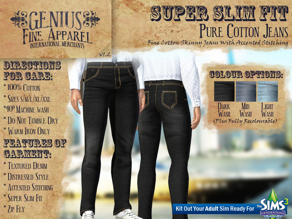 The Sims Resource - Diesel jeans