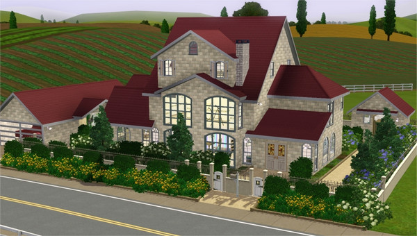 Sims 3 — Montefiore by marcorse —  A thoughtful and family-friendly restoration of the abandoned Abbey at Montefiore.