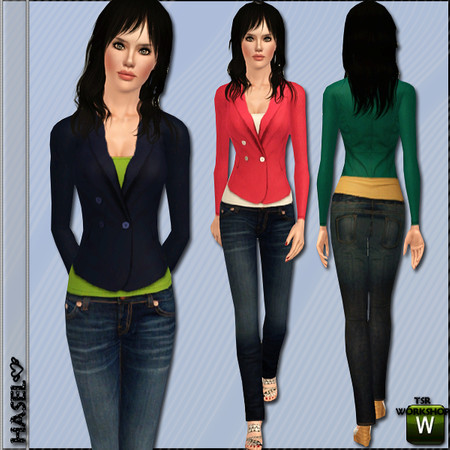 Sims 3 — Hasel Set 32_1 by hasel — 4 recolorable palettes.. 3 different styles.. Enjoy..