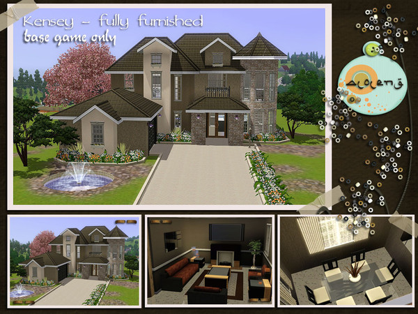 Sims 3 — Kensey by aloleng — This is my Kensey in a fully furnished version. Hope you like it as you loved the