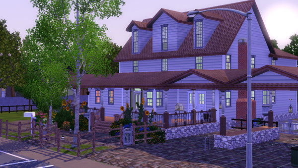 Sims 3 — Country Life by ciadominga2 — Country house on corner lot that's perfect for sims who love to entertain! Fully