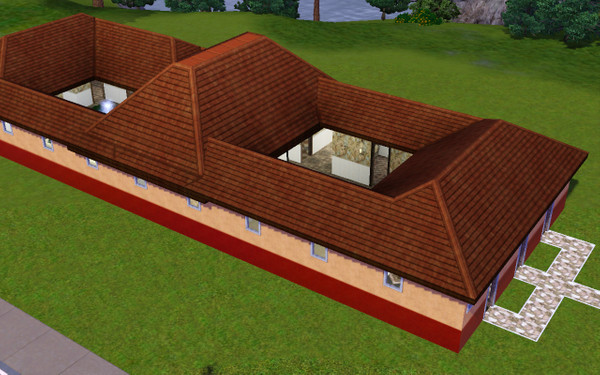 Sims 3 — Roman Villa by turtlou — A Roman Villa based off the House of the Tragic Poet, a 2nd century BCE house in
