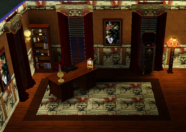 Sims 3 — Vintage Postage 3 by murfeel — More vintage-like patterns, by MurfeeL