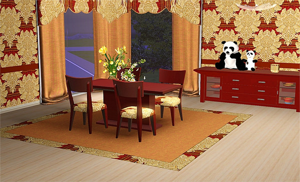 Sims 3 — marcorse_orientale pattern by marcorse — Bold and big and beautiful pattern, featuring a design resembling the