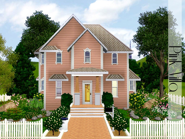 Sims 3 — Pink Villa [Requested] by lilliebou — Hi ! This pink villa was requested by my dear friend pollyup27 who wanted