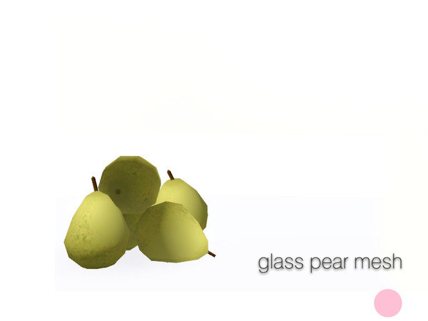Sims 3 — Pear Mesh by DOT — Pear Mesh Sims 3 by DOT of The Sims Resource