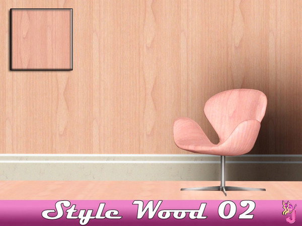 Sims 3 — Style Wood 02 by julianafraga29 — Simple and elegant wood - Recolorable