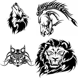 The Sims Resource - Animal Tribal Tattoos