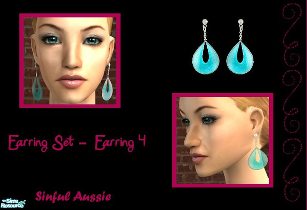 Sims 2 — Earring Set - 4 by sinful_aussie — 