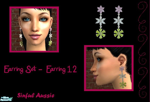Sims 2 — Earring Set - 12 by sinful_aussie — 