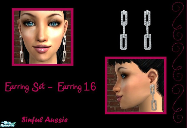 Sims 2 — Earring Set - 16 by sinful_aussie — 