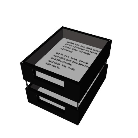 Sims 3 — Apris Living Part 2 Office Tray by TheNumbersWoman — A Modern touch of Elegance....By RicciNumbers at TSR. TSRAA