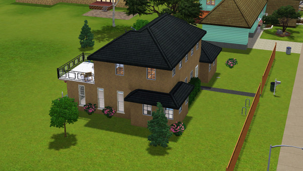 Sims 3 — Nostalgic 3 Sim Lane by oo_KiT2 — 3 Sim Lane - a quaint little house meant for a young couple or a single