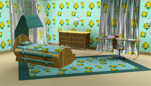 Sims 3 — marcorse_buttercups and daisies pattern by marcorse — Bright and full of cheer . . . buttercups and daisies for