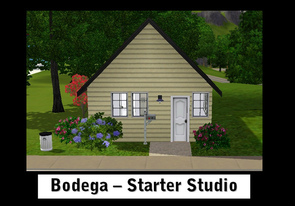 Sims 3 — Tiny Homes - Bodega Studio by m.jacquart — A quaint starter studio perfect for the green sim looking for