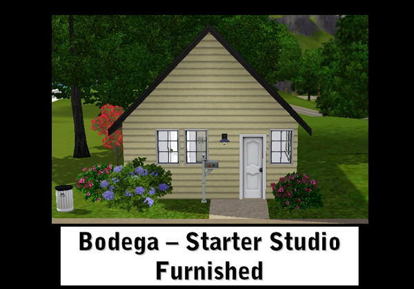 Sims 3 — Tiny Homes - Bodega Studio, Furnished by m.jacquart — A quaint starter studio perfect for the green sim looking