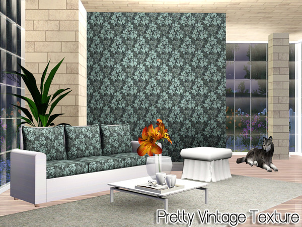 Sims 3 — Pretty Vintage Texture by TSR Archive — By Pralinesims /under Theme