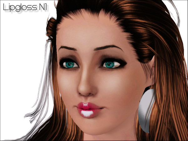 Sims 3 — Lipgloss N1 by Lushness_Sims — Lipgloss N1! :D - Three Recolorable Channels 1- Lip part 2- Lip part 3- Gloss
