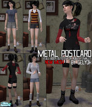 Sims 2 — Metal Postcard - Full-Body Outfits for Adult Females by gelydh — New full-body mesh for adult females with
