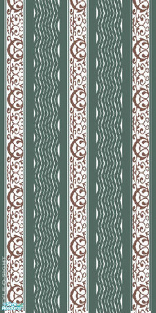 Sims 2 — FIDM Textiles Stripes Set  - 1 Blue and Copper by drea220 — Color combination of blue and copper. This wallpaper